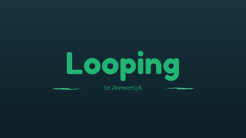 looping in JS